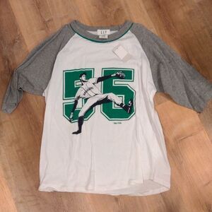 NWT Gap kids baseball short sleeve tshirt size L youth